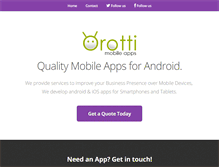 Tablet Screenshot of orotti.com